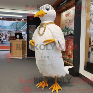 Zeemeeuw-mascottekostuum...