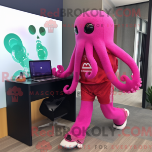 Disfraz de mascota Magenta...