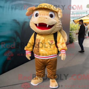 Disfraz de mascota Gold Cod...