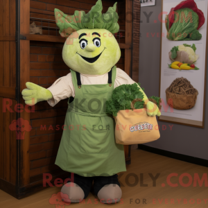 Oliven Caesar Salat maskot...