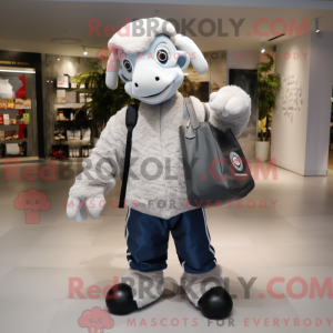 Silver Ram-mascottekostuum...