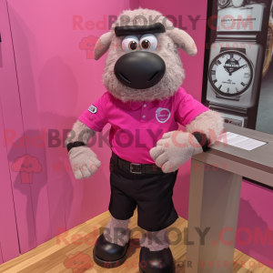 Maskottchenkostüm Rosa...