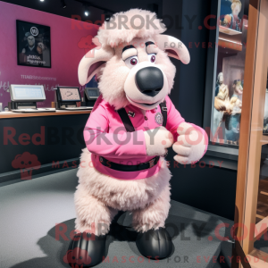 Máscara de ovelha Rosa...