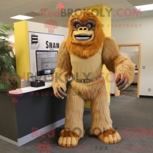 Máscara Gold Sasquatch com...