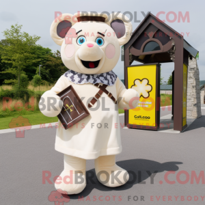 Creme Celtic Cross maskot...