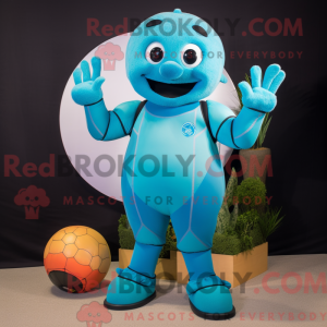 Disfraz de mascota Cyan...