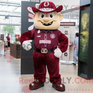 Maroon Cowboy mascot...