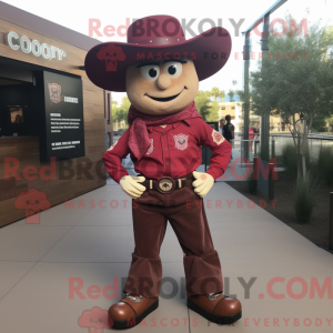 Figura de máscara de cowboy...