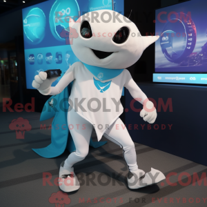 Personnage mascotte de raie...