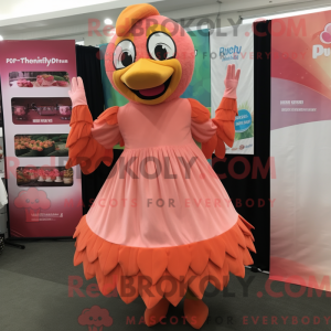 Peach Butter Chicken mascot...