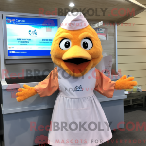 Peach Butter Chicken mascot...