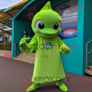 Limegrønn...