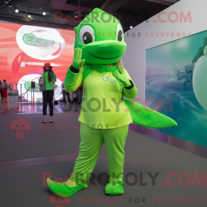 Costume mascotte de dauphin...
