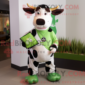 Lime Green Holstein Cow...