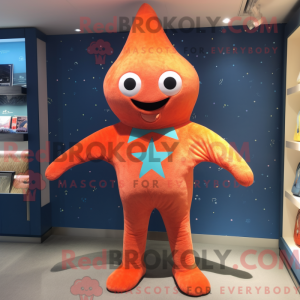 Zeester mascotte kostuum...