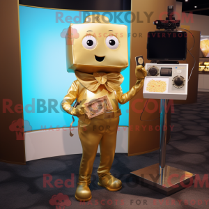 Gold Camera mask drakt...