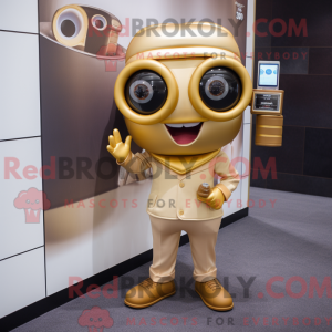 Maskottchenkostüm Goldene...