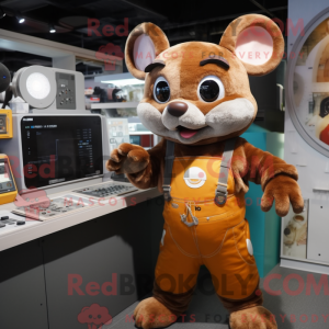 Rust Mus maskot kostume...