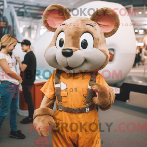 Rust Mus maskot drakt...