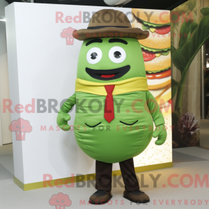 Olive Hamburger mascotte...