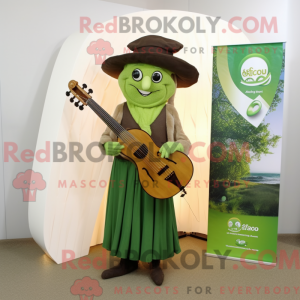 Olive Celtic Harp maskerad...
