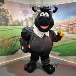Black Steak-mascottekostuum...