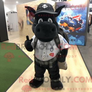 Black Steak-mascottekostuum...