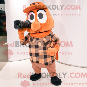 Orange kamera maskot...
