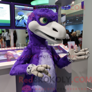 Lavendel Deinonychus maskot...