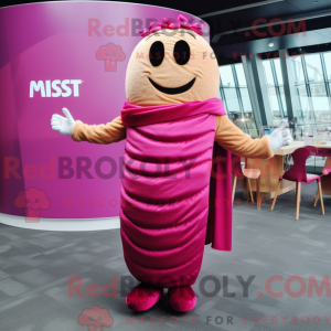 Disfraz de mascota Magenta...