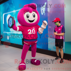 Disfraz de mascota Magenta...