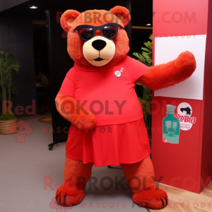 Máscara de Urso Vermelho...