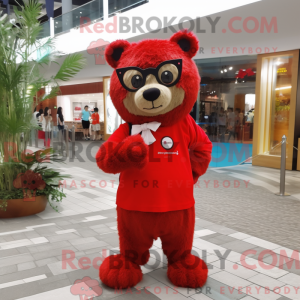 Máscara de Urso Vermelho...