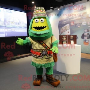 Postava maskota Green Chief...