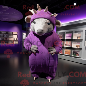 Costume mascotte de tatou...