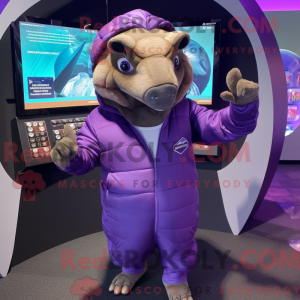 Costume mascotte de tatou...
