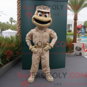 Costume mascotte de Marine...