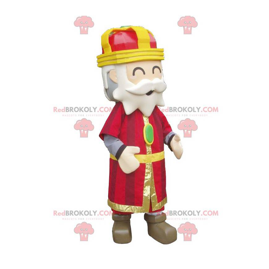 Mascota rey colorida y jovial - Redbrokoly.com