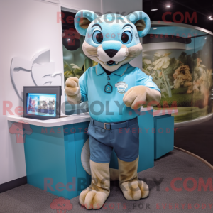 Disfraz de mascota Cyan...