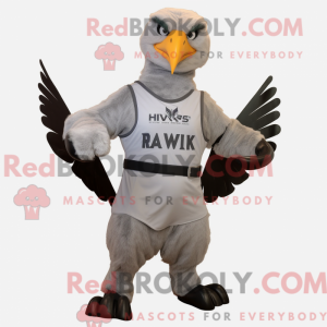 Silver Hawk maskot kostume...