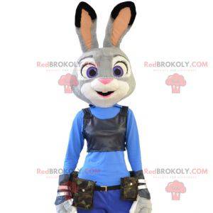 Judy mascota famoso conejo de policía de Zootopia -