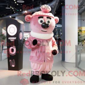Pink Guinness maskot...