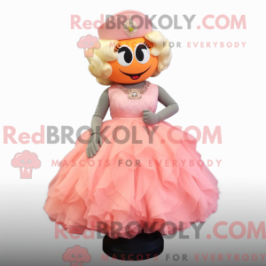 Costume de mascotte Peach...