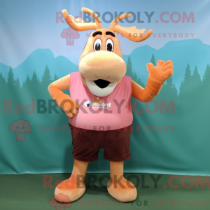 Maskottchenkostüm Peach...