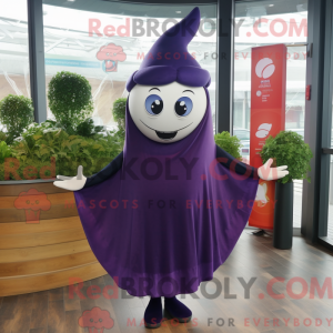 Navy Eggplant mascot...