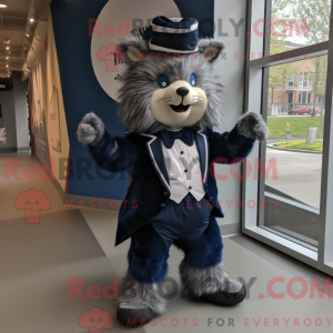 Granatowy Piggsvin maskot...