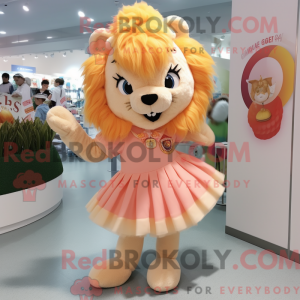 Postava maskota Peach Lion...