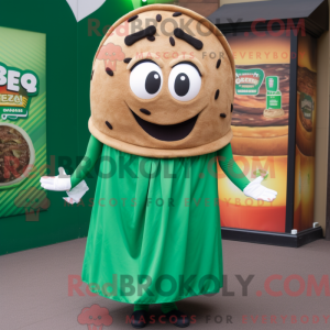 Forest Green Bagels mascot...
