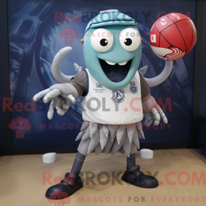 Silver Kraken mascot...