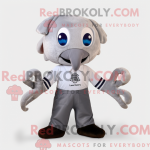 Silver Kraken mascot...